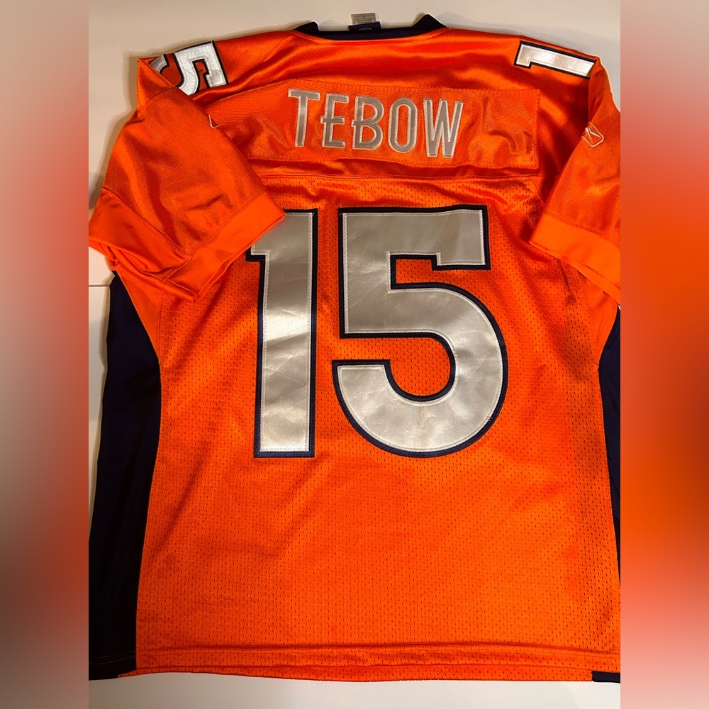 Reebok Denver Broncos Tim Tebow #15 Jersey size 48